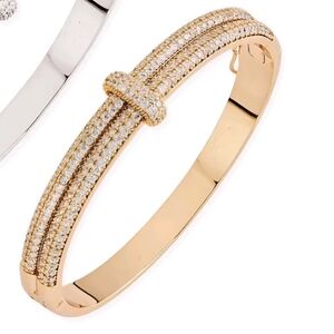 Park Lane Prosecco Bracelet Gold Micro Pave CZs Reversible Stunning. Fast Ship!